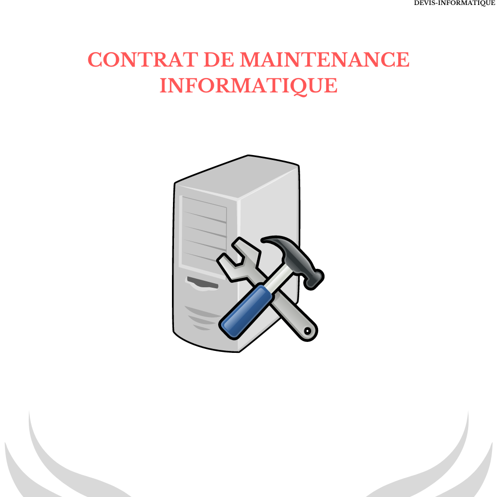 Contrat de maintenance informatique