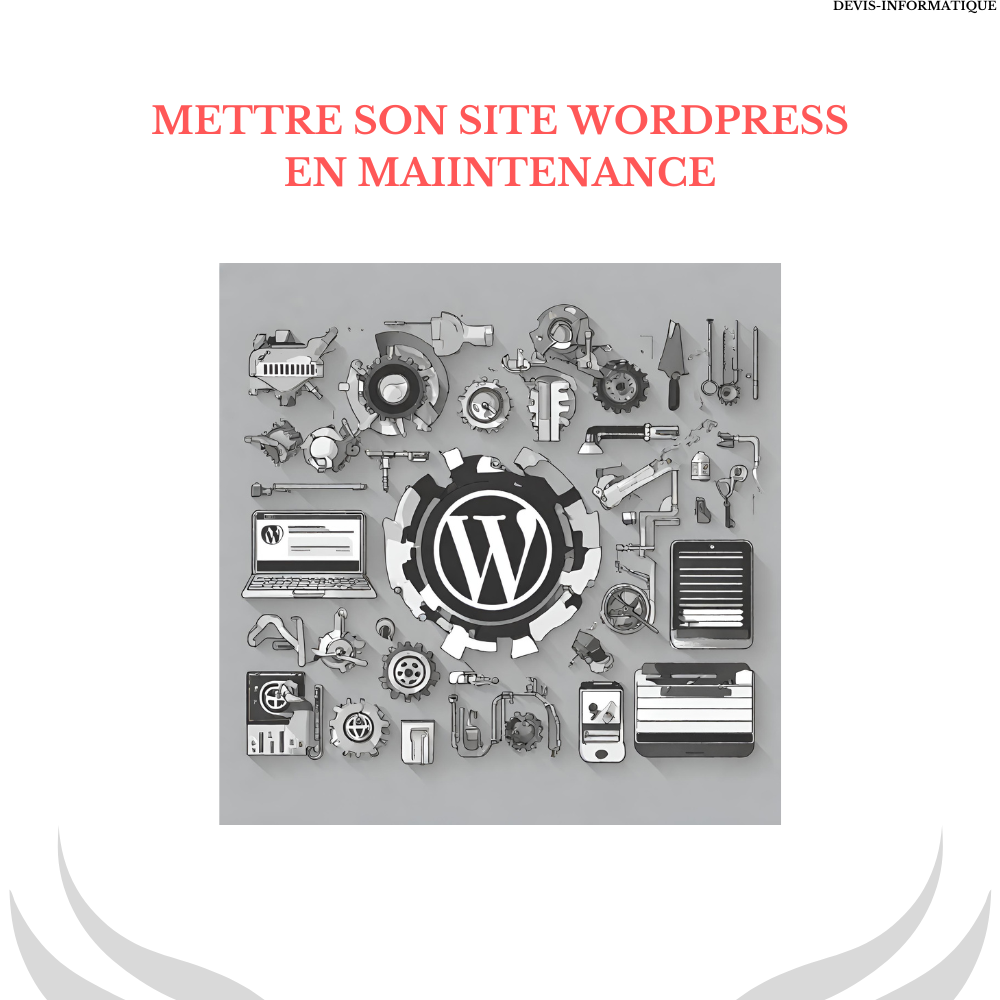 mettre site wordpress en maintenance